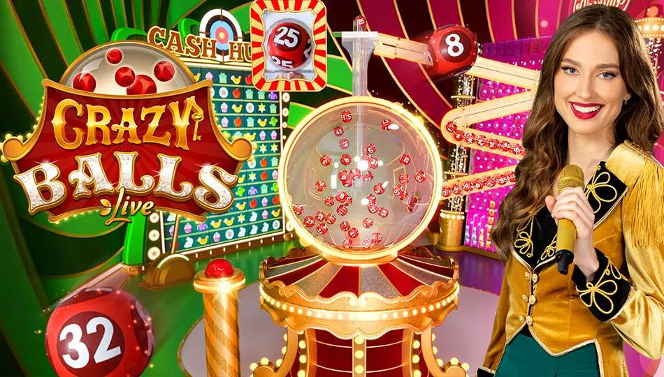 Crazy Balls Evolution Gaming game show palline con bonus Crazy Time