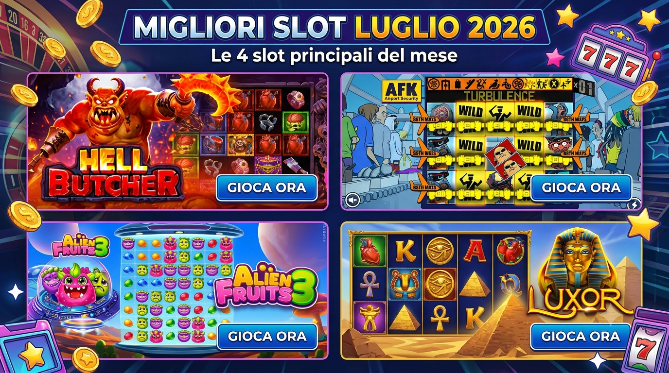 Migliori Slot di Luglio 2026: 9 Uscite da Non Perdere sui Casino ADM