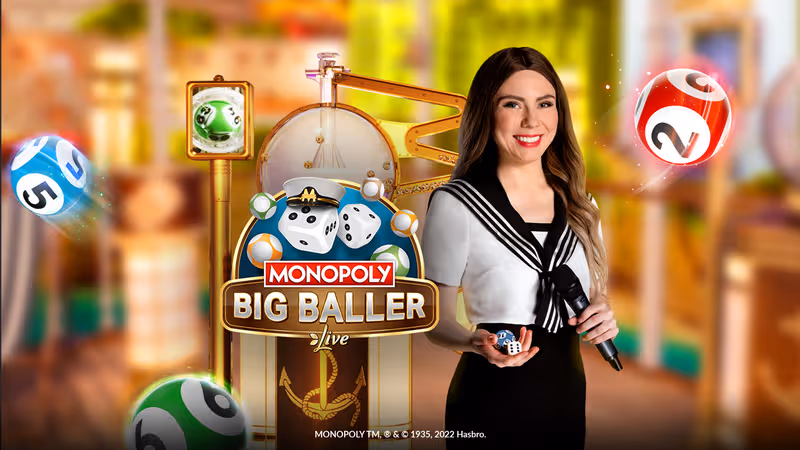 Monopoly Big Baller tabellone bonus 3 Rolls e 5 Rolls con moltiplicatori