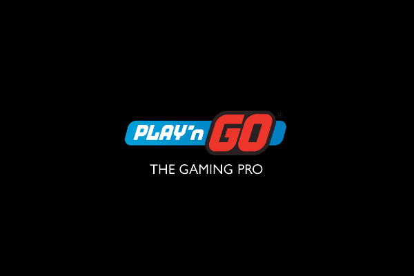 Play'n GO provider logo con slot Book of Dead e Reactoonz