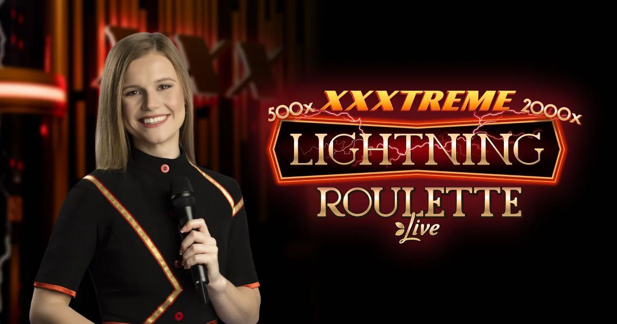 XXXtreme Lightning Roulette Evolution con fulmini e moltiplicatori 2000x